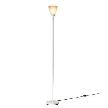 エントリー&楽天カードポイント15倍!(5%還元含)【送料無料】フロアスタンド 1灯 E26 ホワイト LED対応フロアライト OHM 06-1639 TF-YN10CW-W ※電球別売り