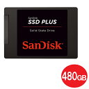 サンディスク SSDプラス 480GB 2.5インチS SATA接続 内蔵型SSD SDSSDA-480G-G26 SATA3 6Gb/s SSD PLUS SanDisk 海外リテール 送料無料