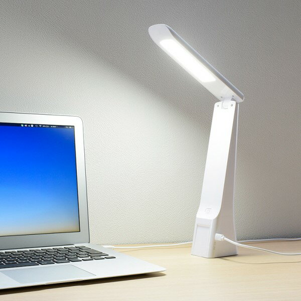 LED�ǥ������� USB���ż� 170lm ���� �ۥ磻�� OHM 06-3721 DS-LS16USB-W �ٶ��� ���ե����ǥ����б� ���饤�� �ǥ���������� ������̵����