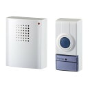 ELPA ポータブルワイヤレスチャイム 屋内用コードレスチャイム PWC-100 防犯 介護 店舗用品 電池式チャイム エルパ 【送料無料】