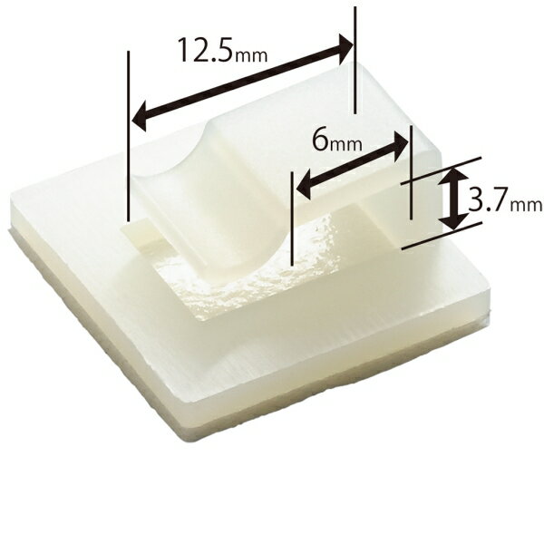 ＼楽天カードポイント5倍！2/20／ ヤザワ ケーブルホルダー 中 黒 10個入 FCB2K ケーブル まとめる 結束バンド 結束クリップ 【メール便送料無料】