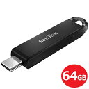 サンディスク USB3.1フラッシュメモリ 64GB Gen1 Type-Cコネクタ Ultra 150MB/s SDCZ460-064G-G46 スライド式 USBメモリ SanDisk 海外リテール メール便送料無料