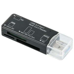 ޥǥɥ꡼ USB3.2Gen1 49ǥб ֥å SD/microSD/MSPD OHM 01-3969 PC-SCRWU303-K ᡼̵