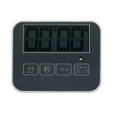 ミヨシ キッチンタイマー 4ボタンタイプ ブラック KCT-0401BK 【メール便送料無料】