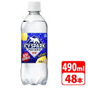 アイシー・スパーク フロム カナダドライ レモン 490ml ペットボトル 48本（24本×2ケース） コカコーラ 送料無料【メーカー直送・代金引換不可・キャンセル不可】