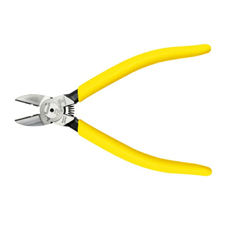 ＼楽天カードポイント4倍！6/10／ 【完了品】ツノダ 強力ニッパー バネ付 （JIS） 160mm DIY 工具 ツール CN-160S 【メール便送料無料】