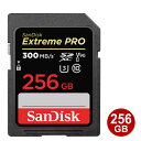 TfBXN SDXCJ[h 256GB EXTREME PRO Class10 300MB/s UHS-II SDSDXDK-256G-GN4IN GNXg[v SDJ[h SanDisk COe[ 