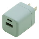 インプリンク PD対応 USB-AC充電器 20W Type-C×1 Atype×1 ブルー USBアダプター USB-AC充電器 PSE認証 IMAC1CUPD20BL 【送料無料】 【最強翌日配送】(2)