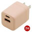 ץ PDб USB-ACŴ 2ĥå 20W Type-C1 Atype1 ԥ USBץ USB-ACŴ PSEǧ IMAC1CUPD20PK-2P ̵