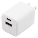 CvN PDΉ USB-AC[d 20W Type-C~1 Atype~1 zCg USBA_v^[ USB-AC[d PSEF IMAC1CUPD20WH 