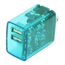 CvN NAUSB[d 2|[g 2.4A u[ Smart IC USBA_v^[ USB-AC[d PSEF IMAC2UA24CLBL [֑