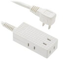\楽天カードポイント8倍!5/10/ OHM スリムタップ 4個口 3m ホワイト 電源タップ OAタップ 00-5053 HS-T43-PBT22 【送料無料...