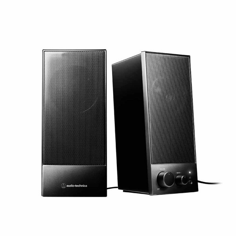 オーディオテクニカ USB アクティブスピーカー ブラック 6W PC レコード スマホ タブレット 有線対応 U..