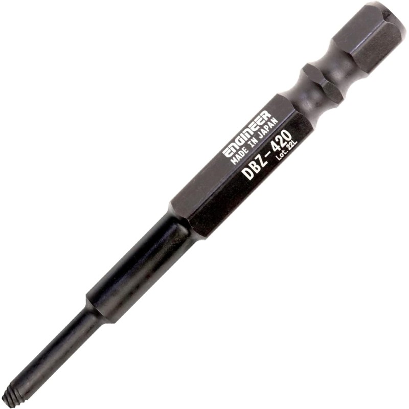 エンジニア ネジザウルスモグラ ミドル 潰れたネジはずし用 ビット 六角穴対辺2mm対応 DBZ-420 【メー..
