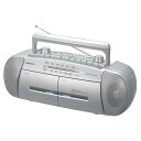 AudioComm ダブルラジオカセットレコーダー AM/FMステレオ OHM 03-5012 RCS-571Z 【送料無料】(2)