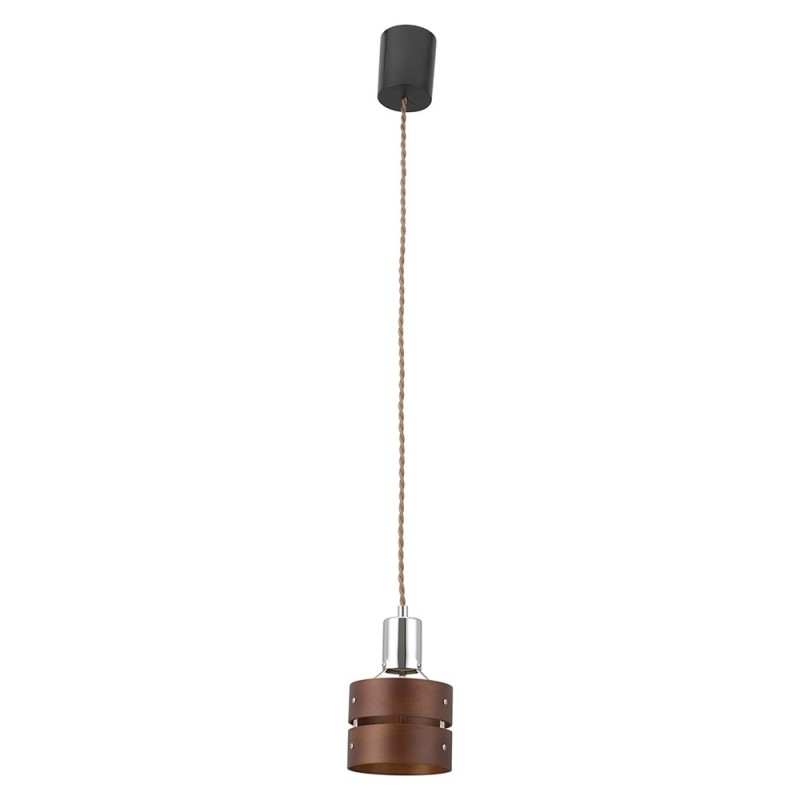 ペンダントライト 木製セード ダークブラウン E26 電球別売 06-4170 OHM LT-YE26-DB 【送料無料】