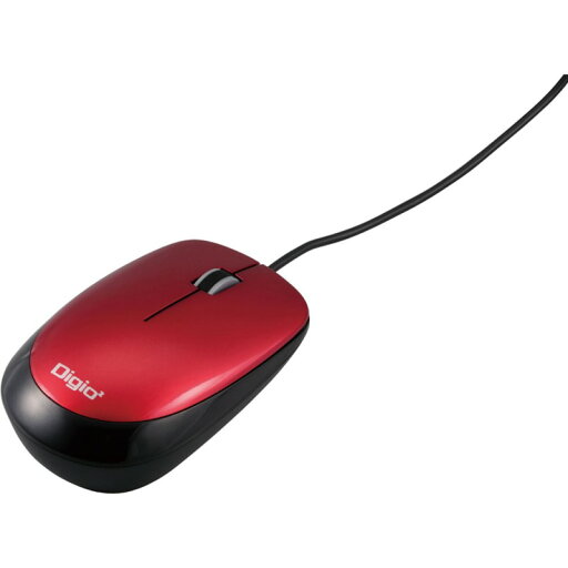 ナカバヤシ 小型 BlueLEDマウス 3ボタン 有線マウス レッド MUS-UKT114R 【送料無料】 ナカバヤシ 小型 BlueLEDマウス 3ボタン 有線マウス レッド MUS-UKT114R 【送料無料】