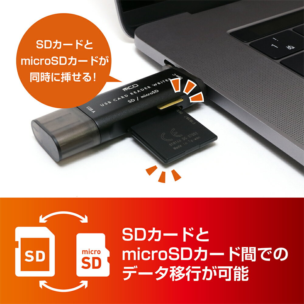 ����ŷ�����ɥݥ����5�ܡ�3/5�� �ߥ襷 SD�����ɥ꡼�����饤�� USB3.2Gen1�б� USB Type-C��USB-Aξ�б� USR-CSD4BK �ڥ᡼��������̵����