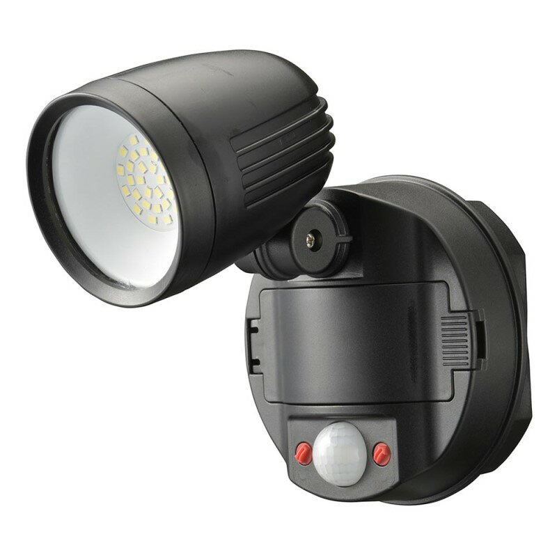 monban 防犯センサーライト 1灯 リチウム充電池式 1000ルーメン 07-8811 OHM LS-B100Y1 【送料無料】