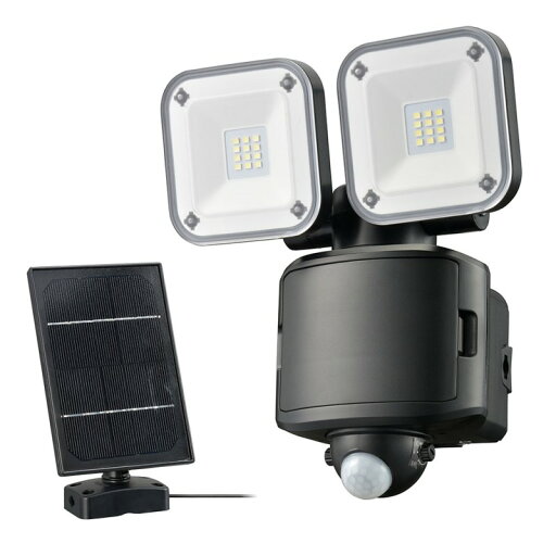 monban 防犯センサーライト 2灯 ハイブリッド式 1200ルーメン 07-8807 OHM LS-S120W2 【送料無料】 monban 防犯センサーライト 2灯 ハイブリッド式 1200ルーメン 07-8807 OHM LS-S120W2 【送料無料】