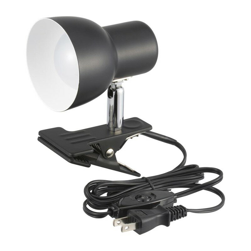 LEDクリップライト 昼光色 ブラック 06-1646 OHM LTC-L2D5AK-K 【送料無料】