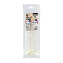 \楽天カードポイント5倍!6/25/ ELPA 手で切れる結束バンド 20cm 50本入 ホワイト KBK-200050WH 【メール便送料無料】