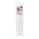 ELPA 手で切れる結束バンド 30cm 50本入 ホワイト KBK-300050WH 【メール便送料無料】
