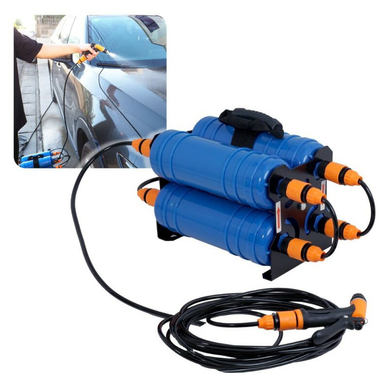 ＼楽天カードポイント5倍！1/15／ 車 洗車 洗浄 カー用品 掃除 汚れ 洗剤 バイク 簡単取り付け 水アカ 水あか 水アカゼロ 純水器 純水 水シミゼロ 水シミ0 水シミZERO サンコー CHMP25SBL 【送料無料】 【最強翌日配送】