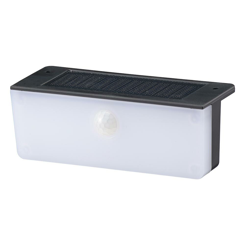 LEDセンサーウォールライト ソーラー 100ルーメン OHM 06-4955 LS-B100JOW-SD 【送料無料】