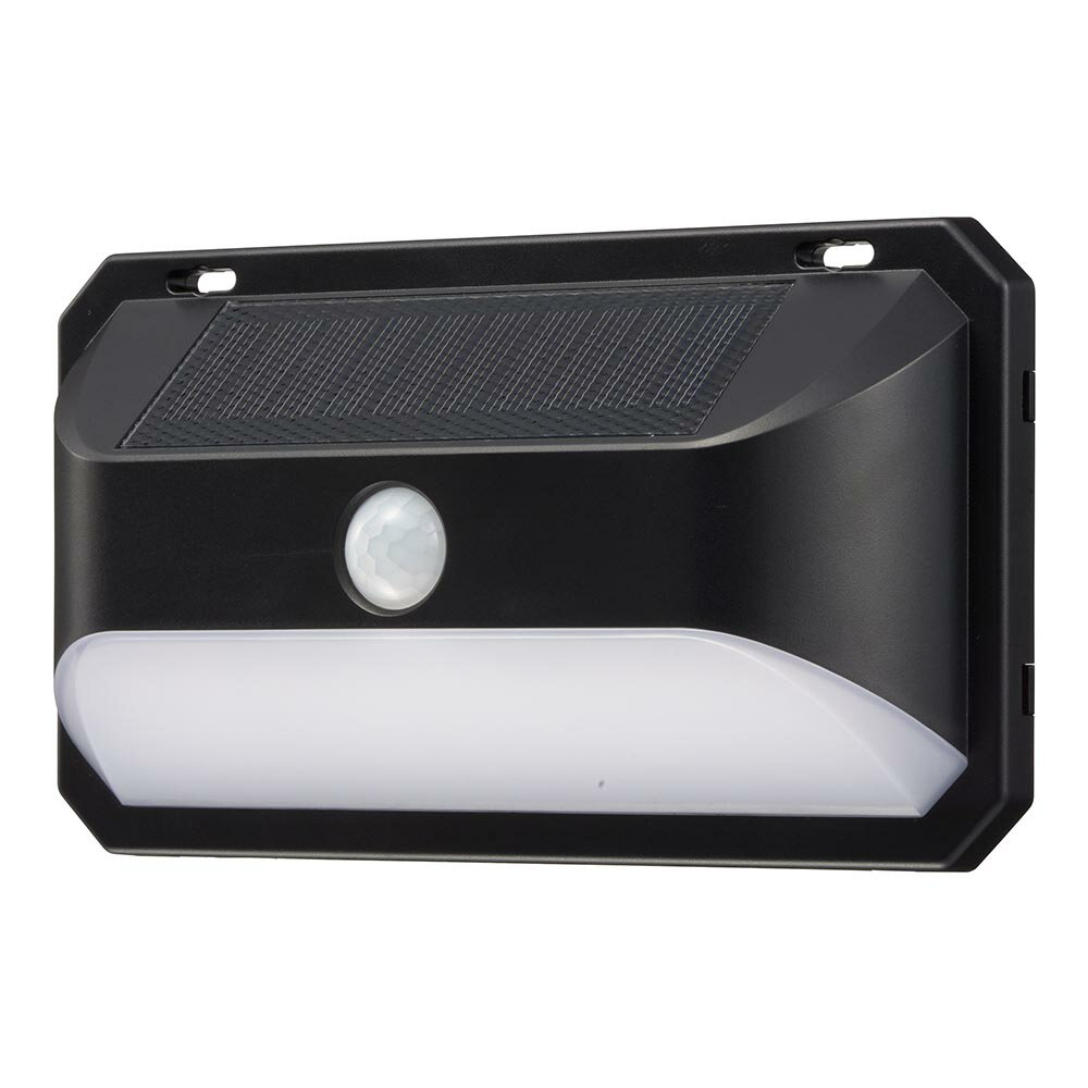 LEDセンサーウォールライト ソーラー 600ルーメン OHM 06-5183 LS-B600JW-SD2 【送料無料】