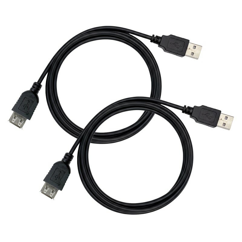 ��˥���������ץ�ߥ����� USB��Ĺ�����֥� 2�ܥ��å� 145cm USB2.0 ���� - �᥹ USB�����֥� ���󥳡� MARMUSBCBL2 �ڥ᡼��...