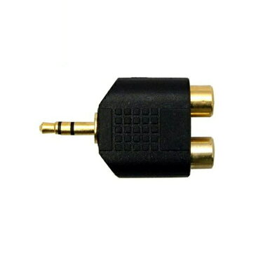 【メール便送料無料】3Aカンパニー ステレオピン(メス)-ステレオミニ(オス)変換プラグ 2ピン-φ3.5mm オーディオ変換アダプタ AAD-ST35S 【返品保証】