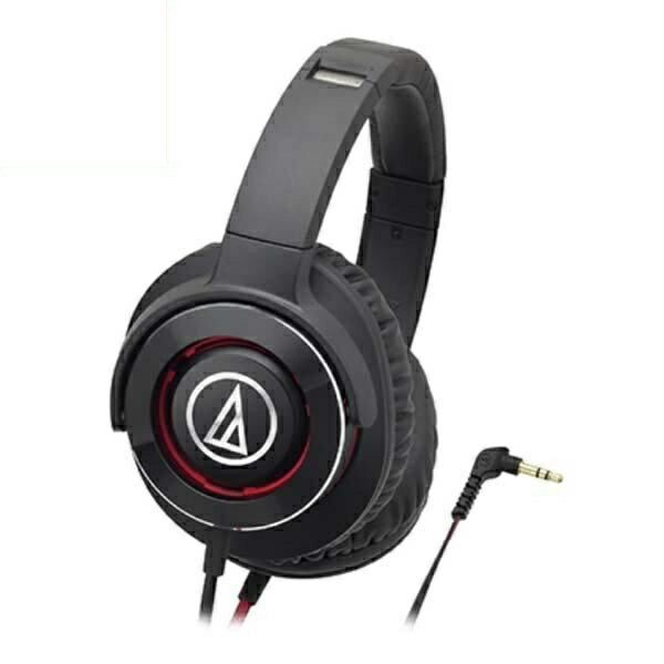 オーディオテクニカ SOLID BASS ポータブルヘッドホン ブラックレッド ATH-WS770BRD 【送料無料】