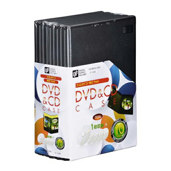 ŷɥݥ4ܡ6/15 CD DVD ȡ륱 7mm 10ѥå OHM 01-3280 OA-RDVS-10PK