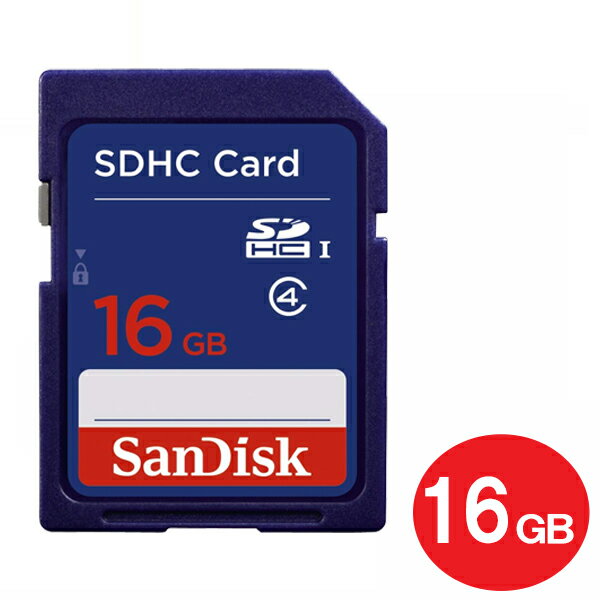 サンディスク SDHCカード 16GB Class4 SDSDB-016G-B35 SDカード Sa ...