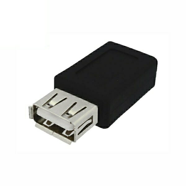 ＼ポイント5倍／USB2.0 A（メス）-microUSB（メス）変換中継プラグ USB変換アダプタ 3Aカンパニー UAD-JAMCB メール便送料無料
