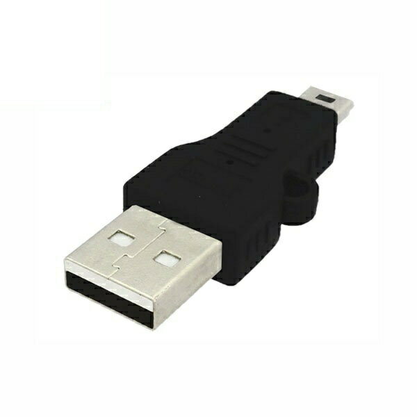 USB変換アダプター USB2.0 タイプA（オス）- miniUSB（オス） 変換プラグ USB 変換 コネクトケーブル 3Aカンパニー UAD-PAMNB 