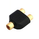 変換アダプター 2分配 RCAケーブル 2分配 RCA(メス)×1 - RCA(メス)×2 ビデオケーブル 2分配 変換プラグ コネクトケーブル 3Aカンパニー VAD-JVSP2 【メール便送料無料】