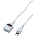 \1DAYポイント8倍/ ヤザワ ノイズフィルター集中スイッチ付電源タップ 2m 1個口 ホワイト OAタップ Y02BKNS112WH 【送料無料】 【最強翌...