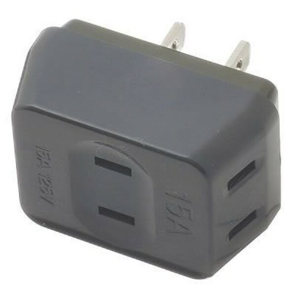 楽天市場】電源タップ 黒 2個口の通販