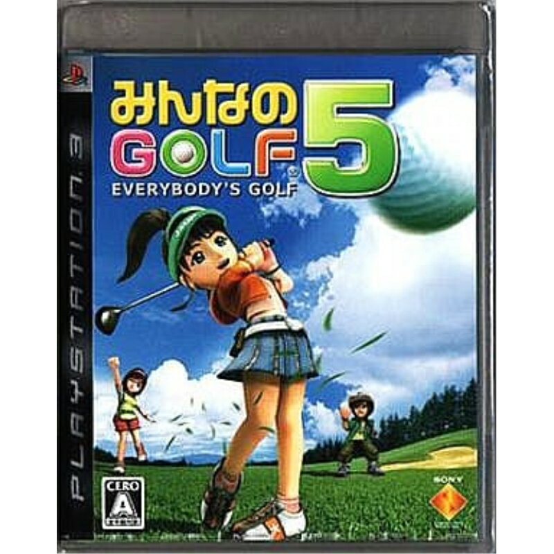 【中古】PS3 みんなのGOLF5 ケース・取説付 メール便送料無料