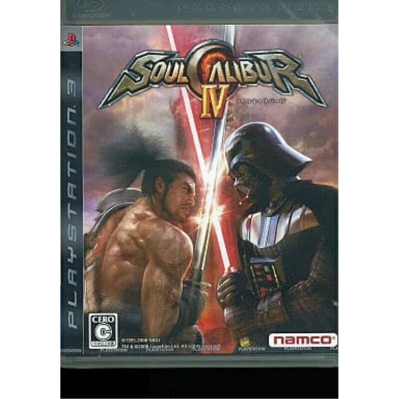 ＼楽天カードポイント8倍！5/15／【中古】PS3 SOUL CALIBUR 4 ケース・取説付 メール便送料無料