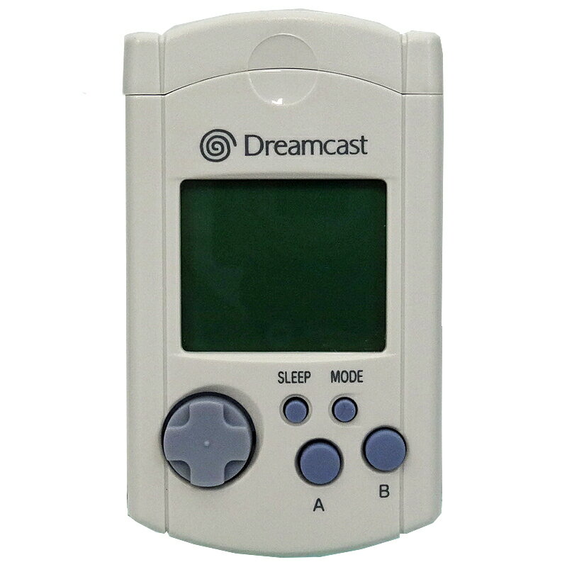 【中古】 DC ビジュアルメモリー ホワイト ボタン電池付 箱・説明書なし ドリームキャスト専用メモリ SEGA/セガ純正品 HKT-7000 【メール便送料無料】