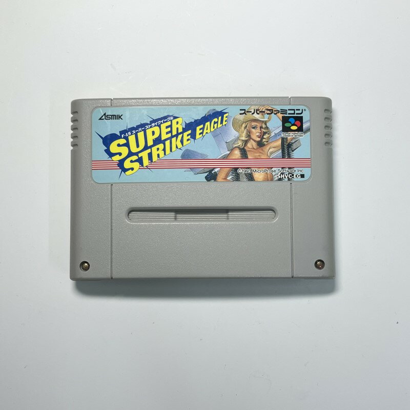 【中古】スーパーファミコン（SFC）F-15スーパーストライクイーグル(STG)日焼けあり 箱・取説なし メール便送料無料