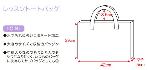 【ゆうパケのみ送料無料】【fafa】フェフェレッスンバッグピンクユニコーン6191-0018