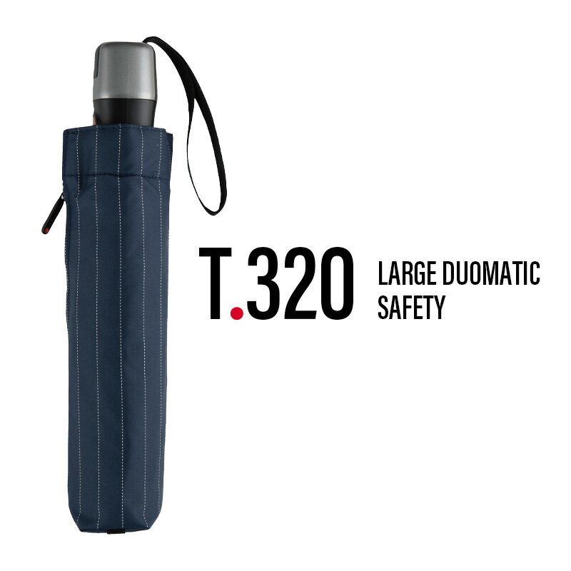 Knirps（クニルプス）T.320 LARGE DUOMATIC SAFETY メンズ 折りたたみ傘 ブランド 大きい プレゼント 自動開閉【送料無料】