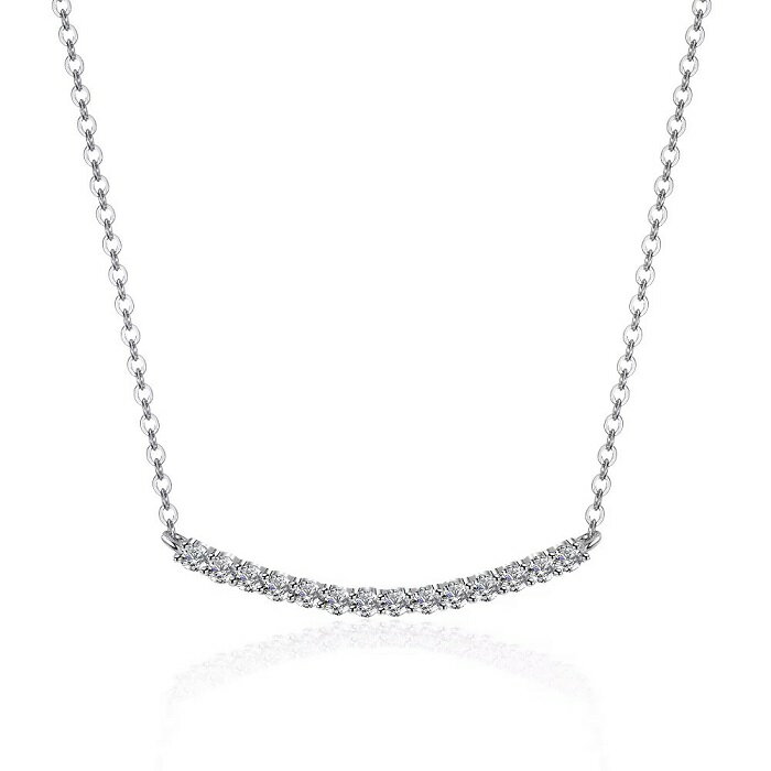 【新商品　特別価格】 ネックレス スマイル　シルバー 高品質 レディース 1000円ポッキリのサムネイル