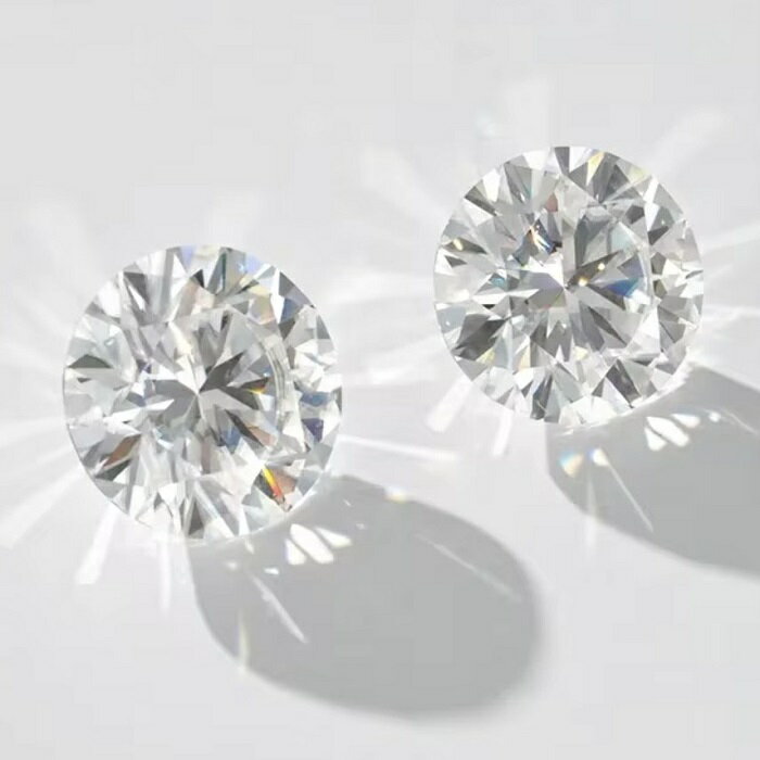 【鑑定書付】ダイヤモンド　ルース　ラウンドブリリアント Dカラー VS1 EXCELLENT ハート キュービット 裸石 レア 0.5CT 1粒 送料無料