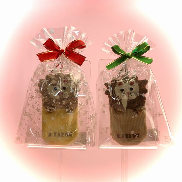 【2/1~ 3,000円以上10%OFFクーポン】 靴下 ベビー かわいい 新生児 ソックス ライオン ギフト プレゼント 動物 滑り止め 立体靴下 赤ちゃん おむつケーキ 男の子 出産祝 日本製 3D socks mintbaby オリジナル