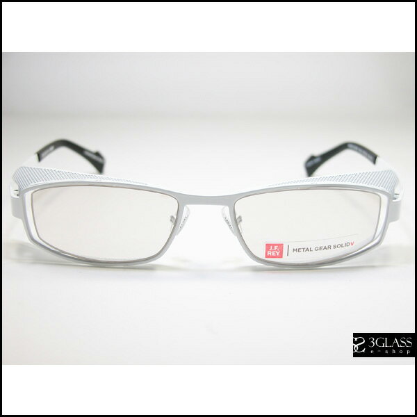 J.F.RAY×METAL GEAR SOLIDコラボHIDEO GEARSL FRAMES1010 White metal / Blue light-proof lenses メタルギアソリッド【店頭受取対応商品】